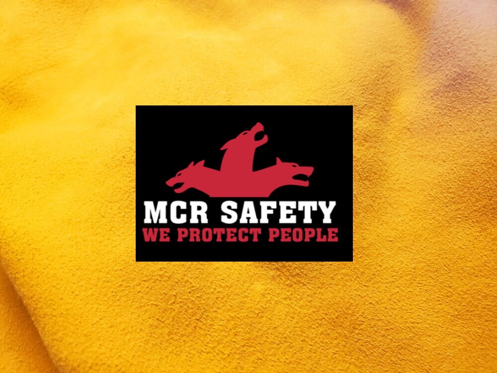 MCR Safety Logo on Leather