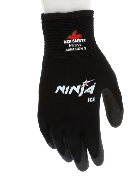 MCR Safety N9690XXL Memphis Ninja Ice Double-Layered Nylon Glove HPT Coating 