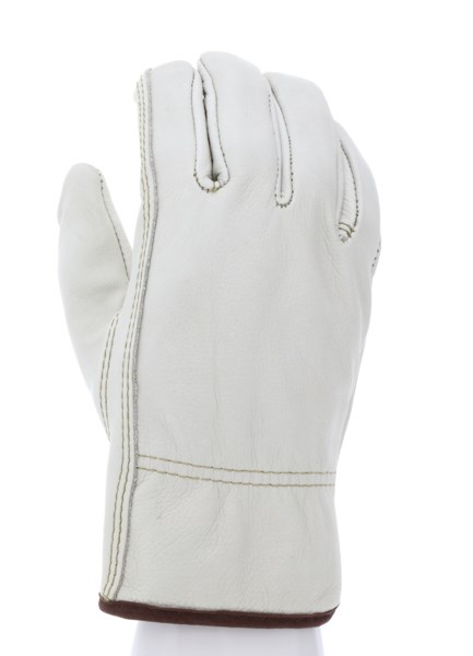 Leather Drivers Insulated Work Gloves CV Grade Grain Leather Thermal Lining with Keystone Thumb, L