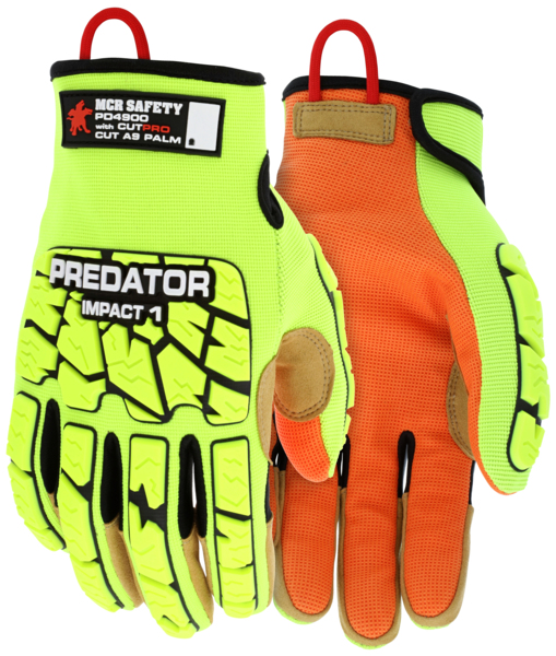 Impact Safety Work Gloves Oil Resistant Mechanics Cut5 Glove with TPR Protection 