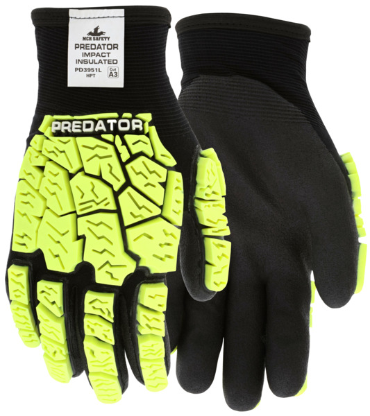 96720NFM MCR SAFETY Cut Resistant Gloves,A3,M,Gray,PR Gray 