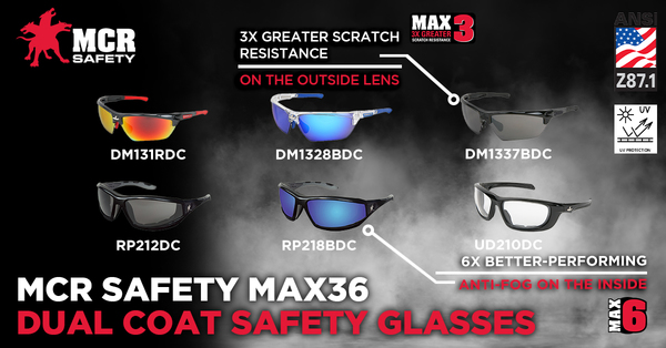 MAX36 Dual Coat Safety Glasses