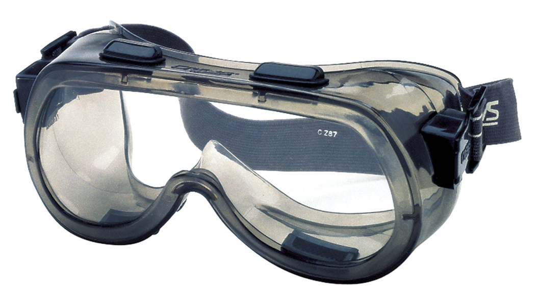 Safety Goggle Anti-Fog Safety Goggles HD Double Smoke Lens and Elastic Headband 