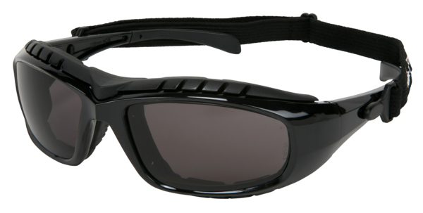 Details about   Birdz Boogie Foam Padded Z87.1 Safety Goggles Black Frames Smoke Anti-Fog Lenses 