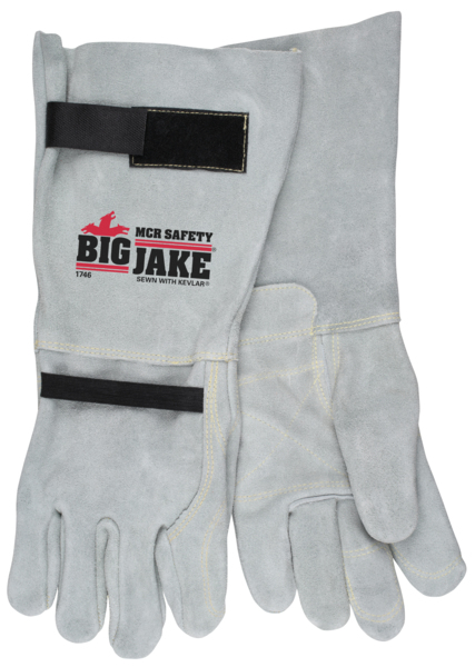 Work Gloves Industry Standard Leather Palm Large Memphis Glove mcr Safety 