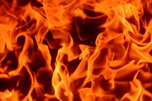 Image of orange fire