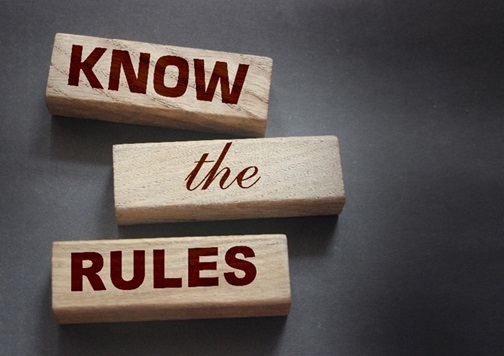 Know the rules image - wooden blocks