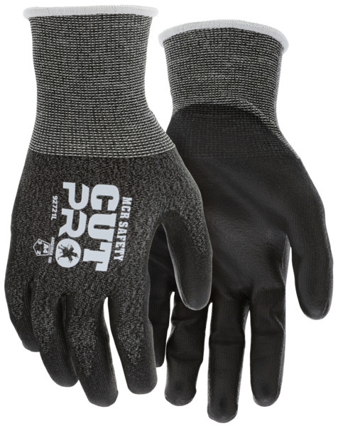 MCR Safety's 92721 blsck cut resistant gloves