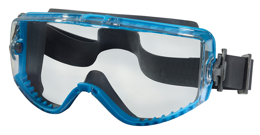 Foam Lined 2410F Safety Goggles Indirect Vent Clear AF Lens Fits Over Glasses 