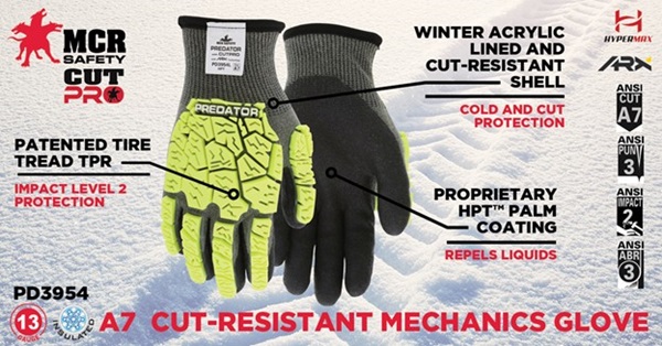 Cut Resistant Insulated Impact Gloves