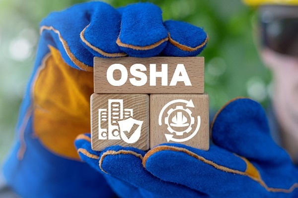 OSHA Blue Gloves
