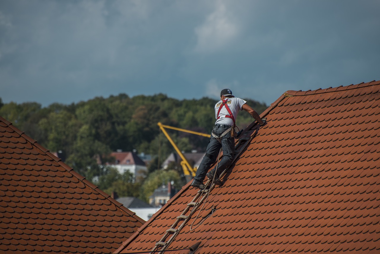 Roofing Industry guy on roof