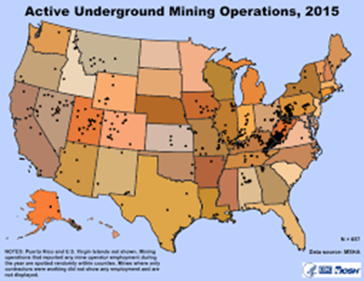 Active Underground Mines