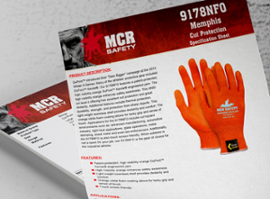MCR Safety Orange Kevlar Product Sheet