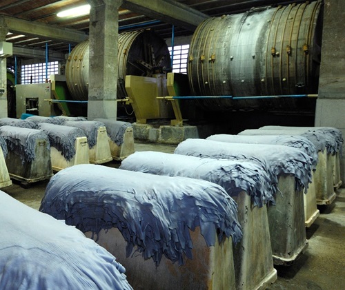 Dyeing Hides